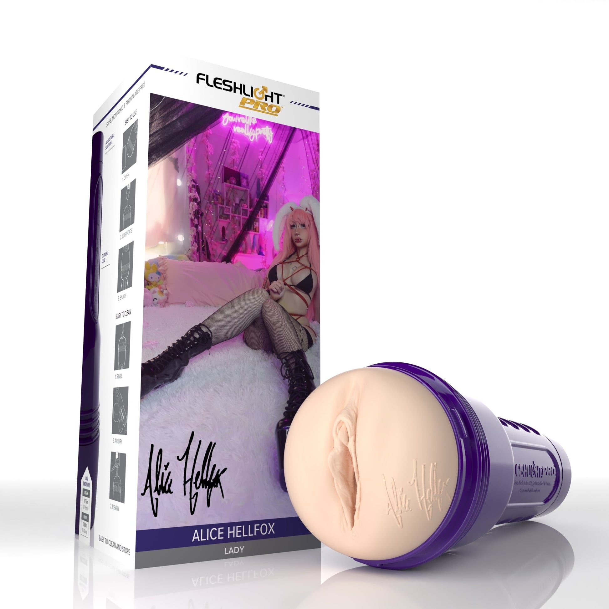 Alice Hellfox 3D Waifu Fleshlight Lady Allure Fleshlight