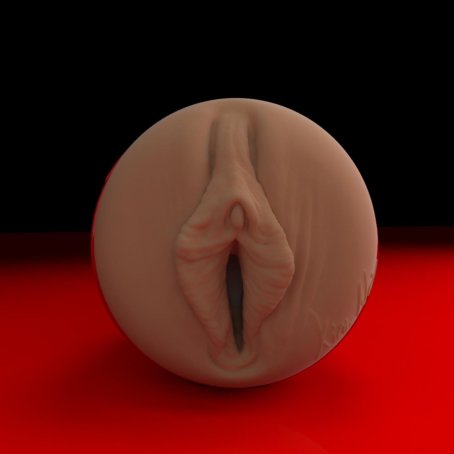 Straight on shot of Kira Nior Ricky's Room pussy stroker.